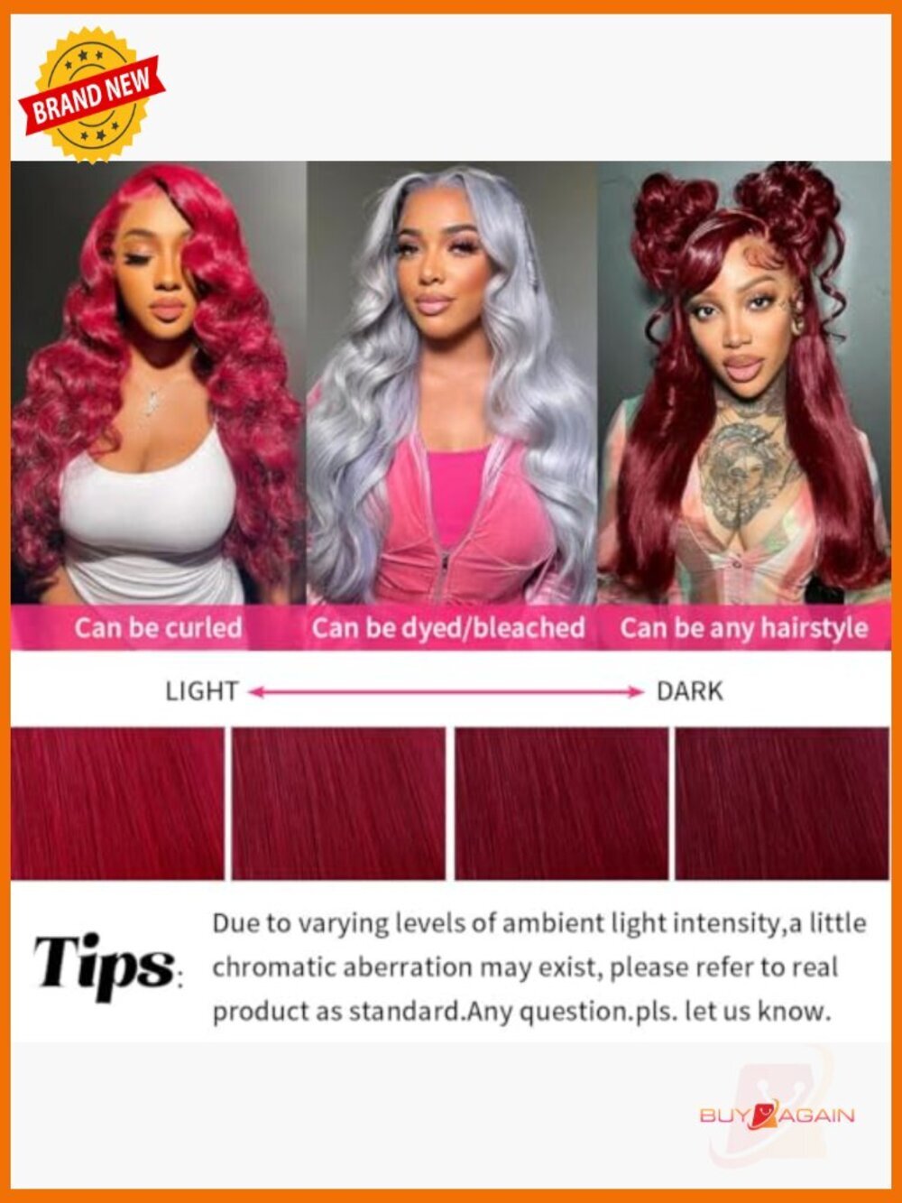 13x6 Straight Lace Front Wig 200% Density Pre Plucked Baby Hair Glueless Human - Picture 4 of 6